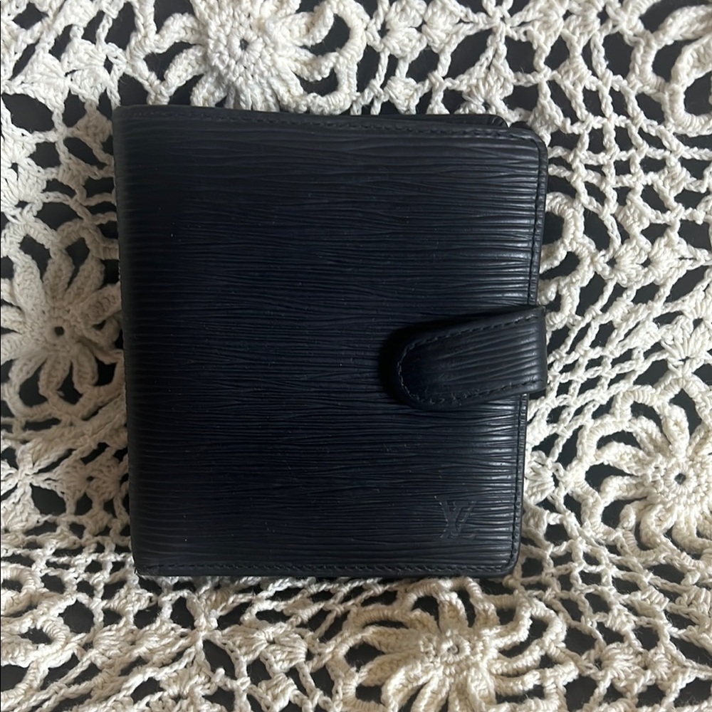 Louis Vuitton Black Epi Wallet